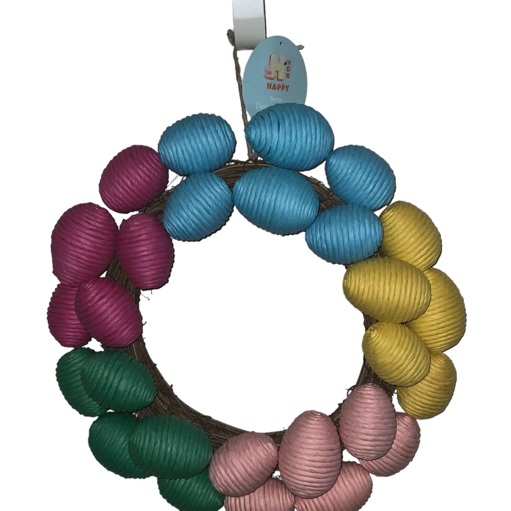 Easter egg wreath